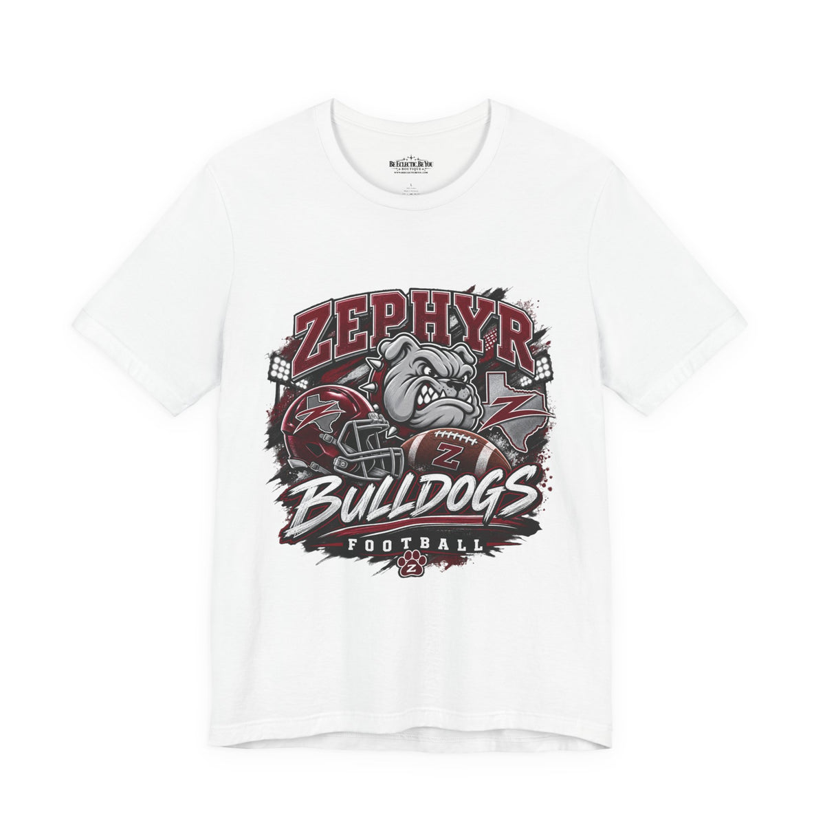 Zephyr Bulldogs Football Graphic Tee