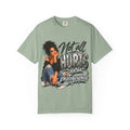 T-Shirt — "Not All Hurts Can Be Photographed" Graphic Tee (Sad Girl Illustration)