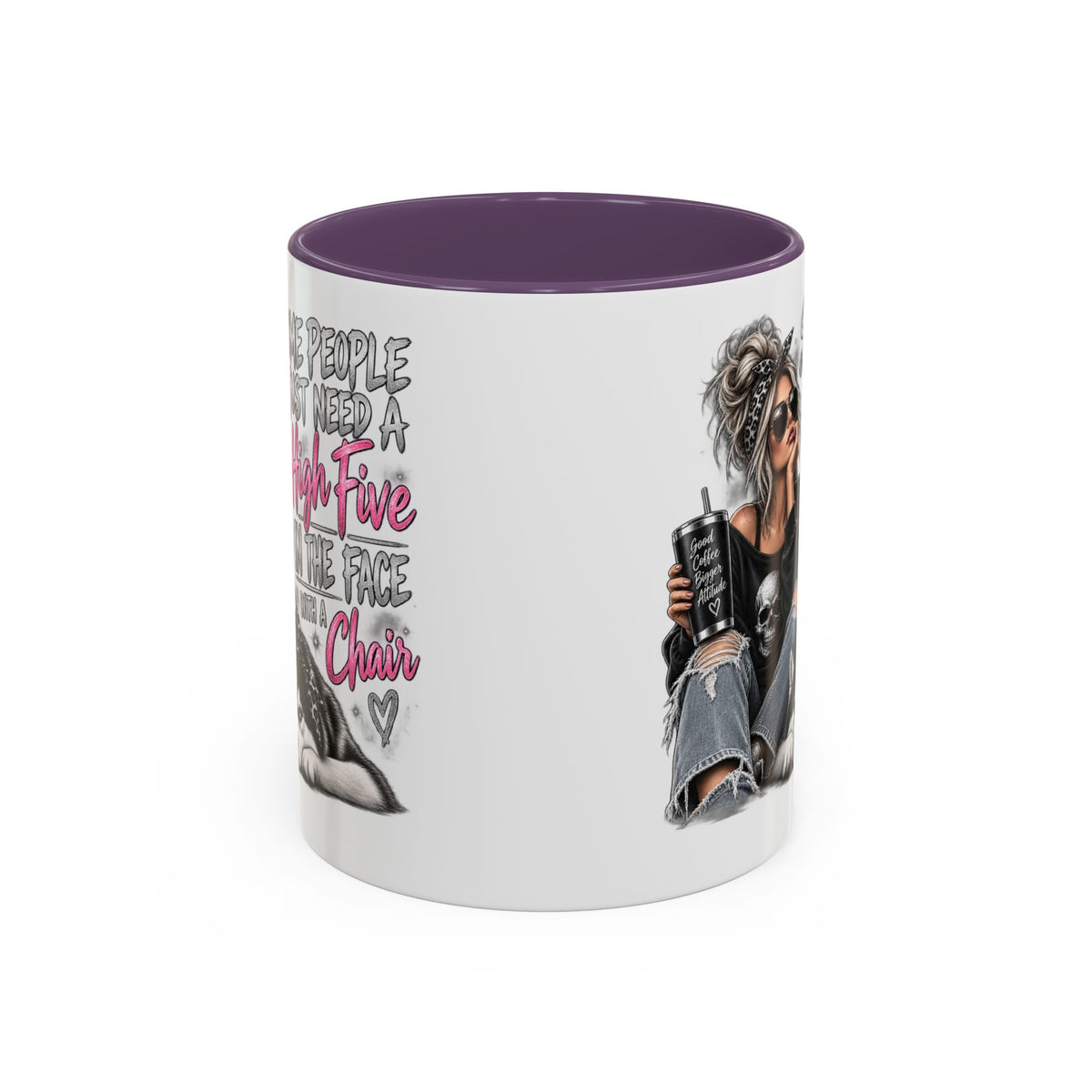 “Some People Just Need a High Five” Mug