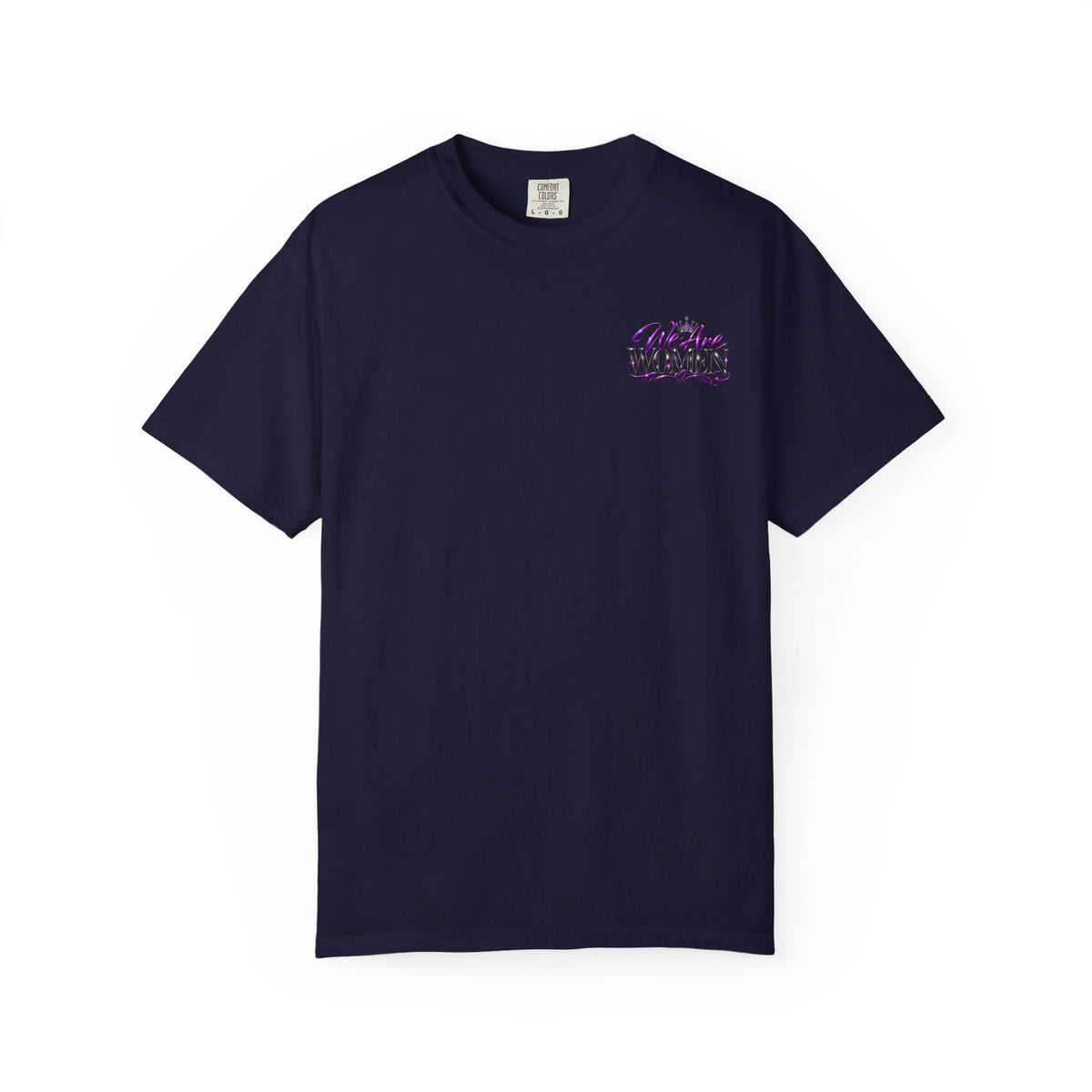 Unapologetically Women T-Shirt — Empowerment Graphic Tee with Crown, Books & Fashion Illustration
