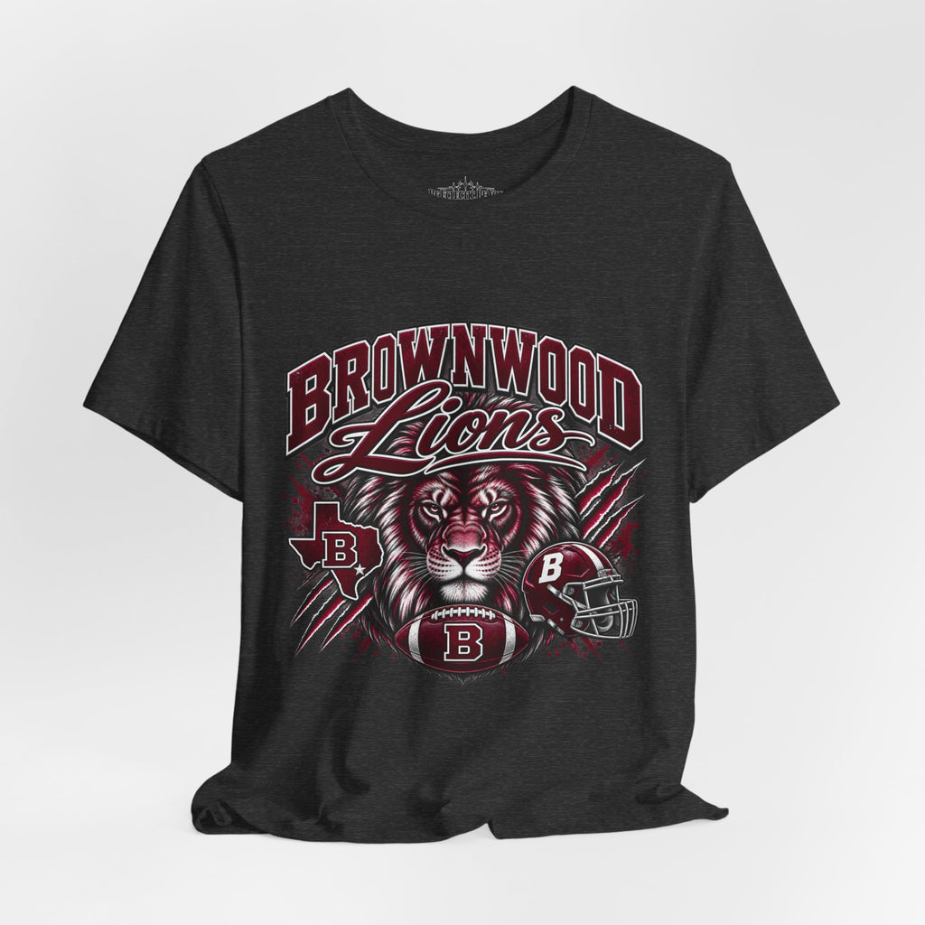 Brownwood Lions Mascot Jersey T-Shirt