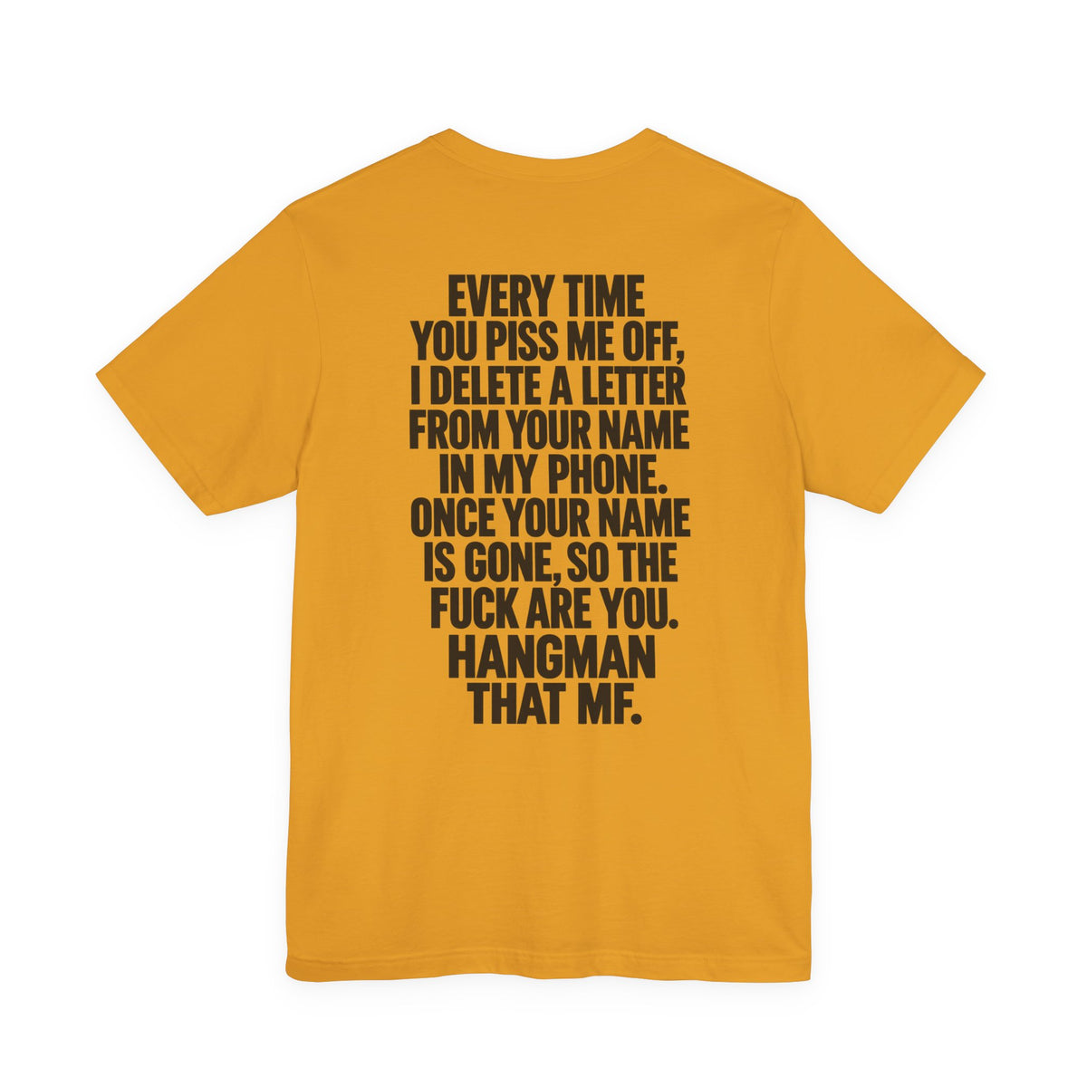 Hangman “F_C_ _FF” Graphic T-Shirt
