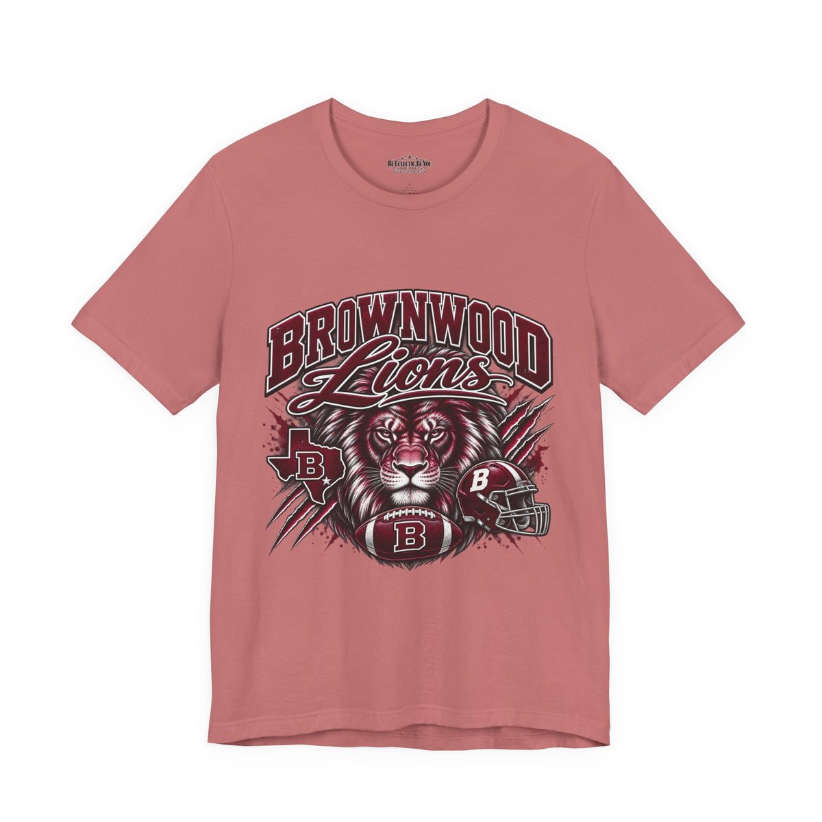Brownwood Lions Mascot Jersey T-Shirt