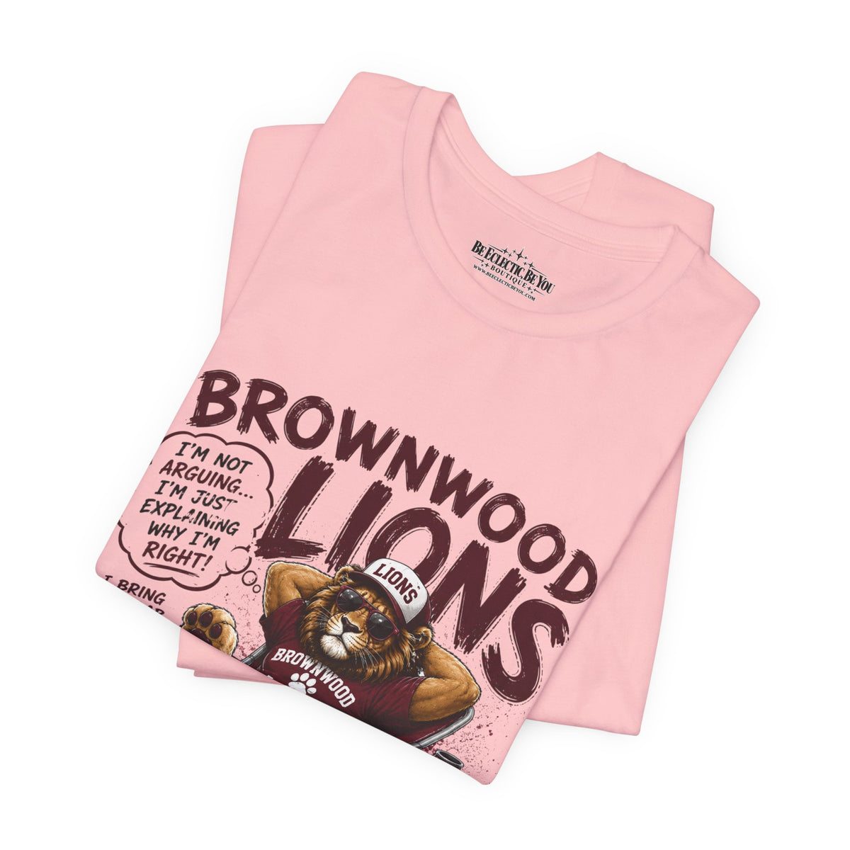 Brownwood Lions Can’t Hide Our Pride Graphic T-Shirt