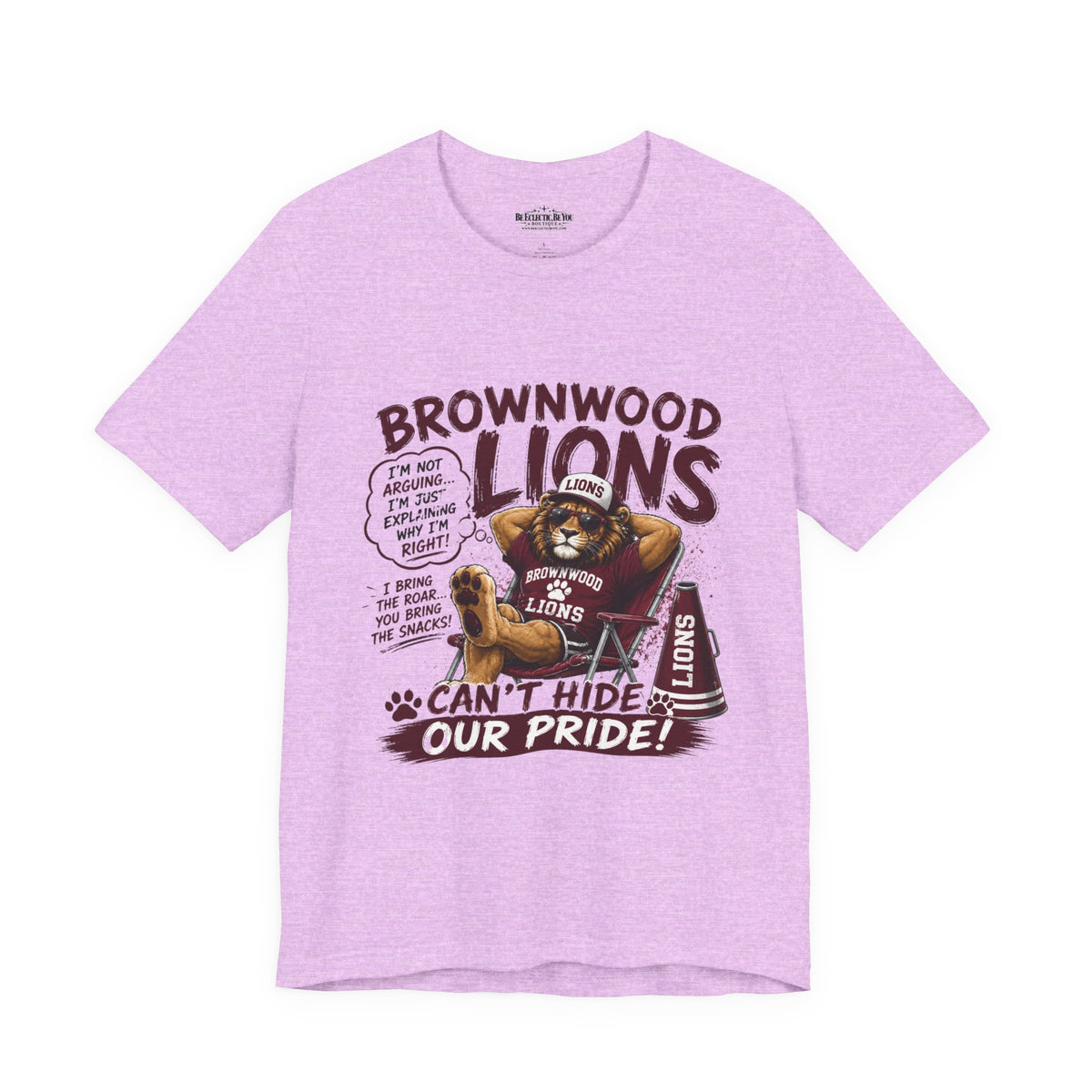 Brownwood Lions Can’t Hide Our Pride Graphic T-Shirt