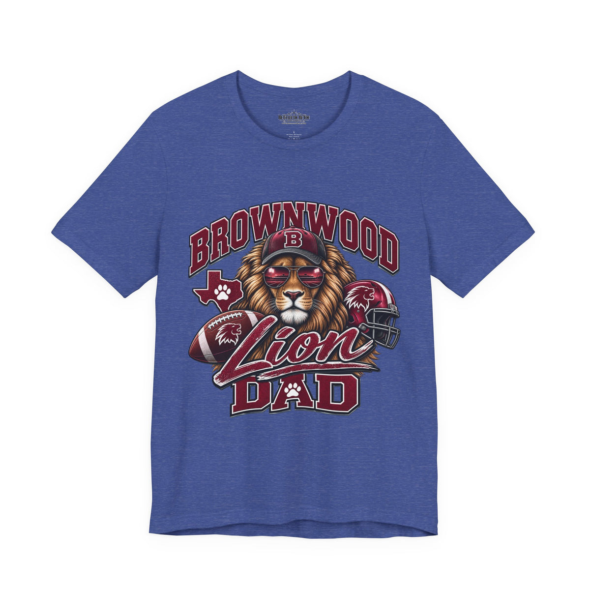 Brownwood Lion Dad Graphic T-Shirt