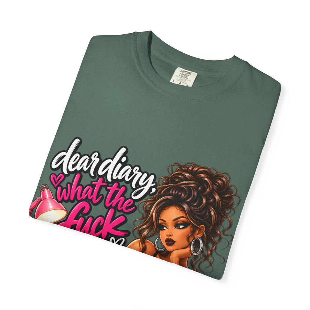 Diary Tee — “Dear Diary, What the F***” Graphic T-Shirt