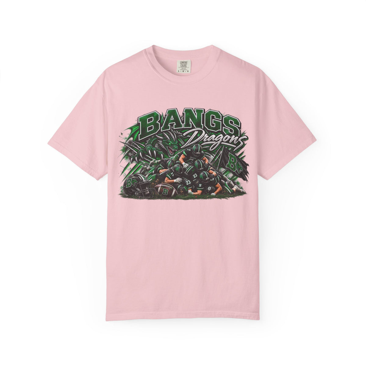 Dragon Team Graphic T-Shirt — “Bangs Dragons” School Spirit Tee