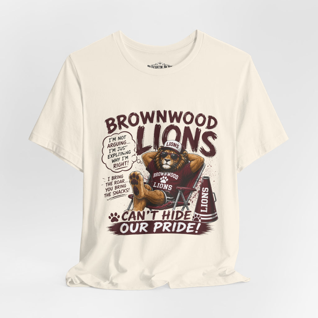 Brownwood Lions Can’t Hide Our Pride Graphic T-Shirt