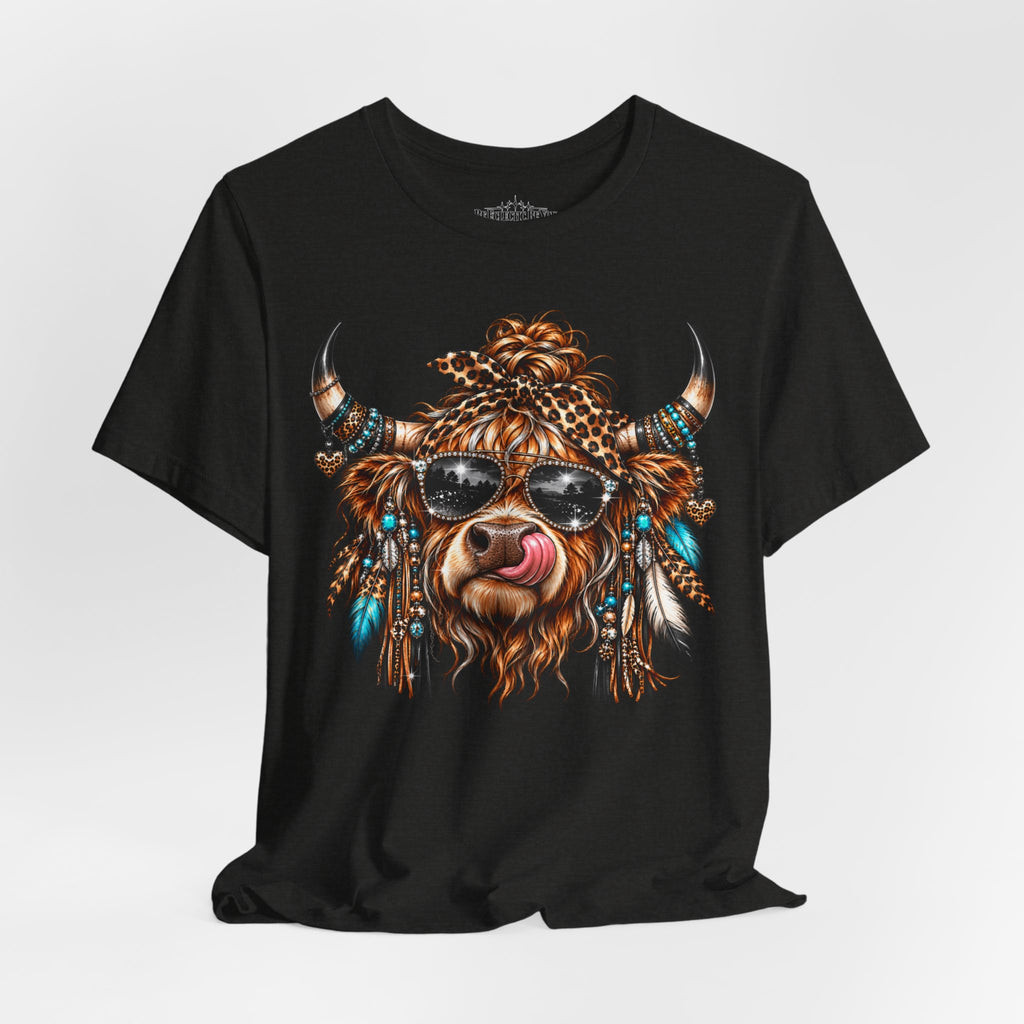 Highland Cow Graphic T-Shirt