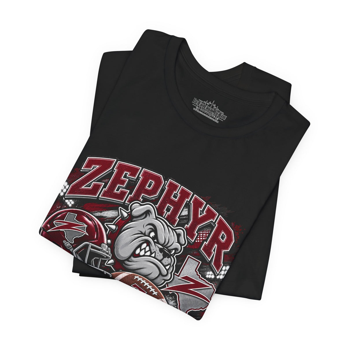 Zephyr Bulldogs Football Graphic Tee
