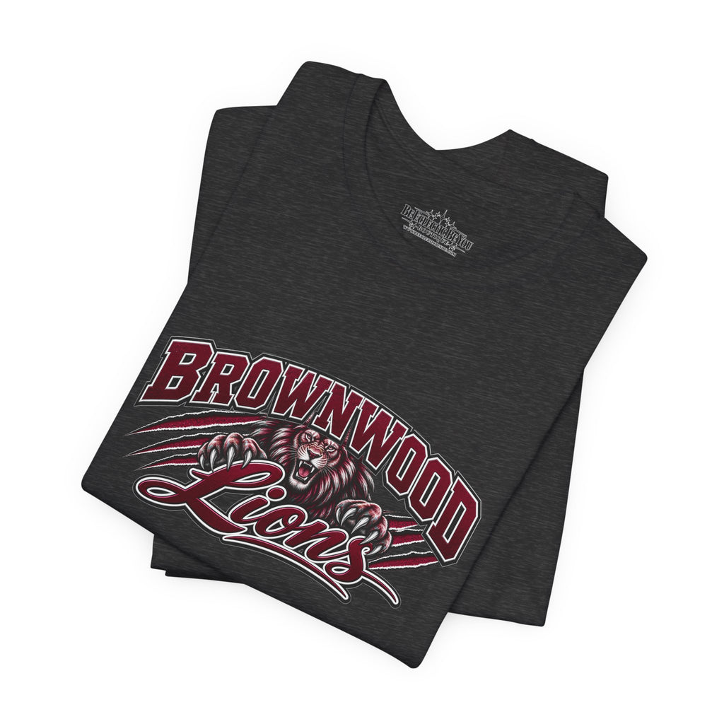 Brownwood Lions Vintage School Graphic T-Shirt