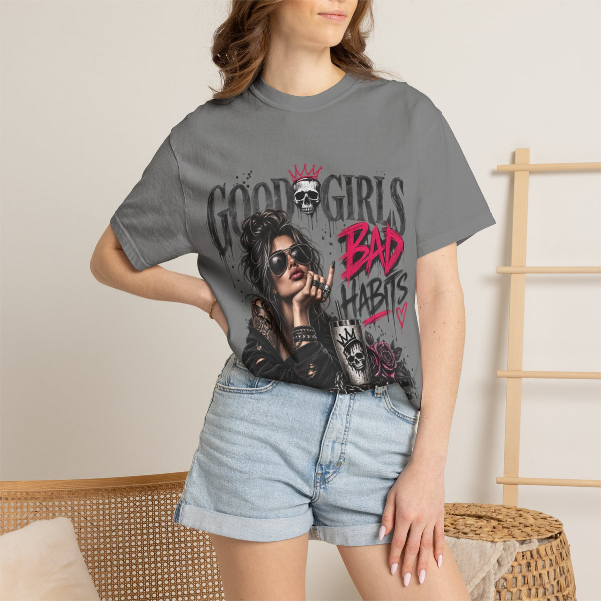 Good Girls, Bad Habits Graphic T-Shirt
