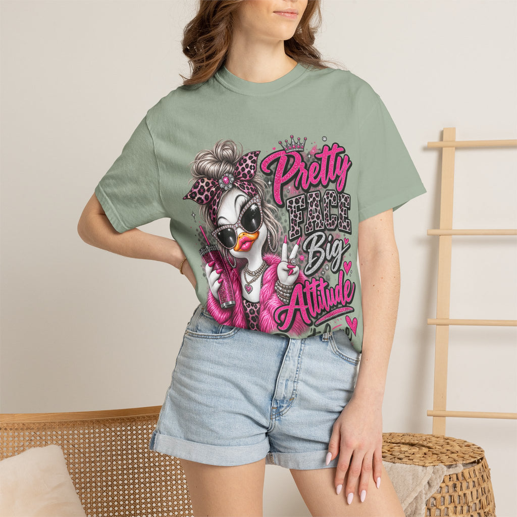 Pretty Big Attitude T‑Shirt — Cute Sassy Graphic Tee