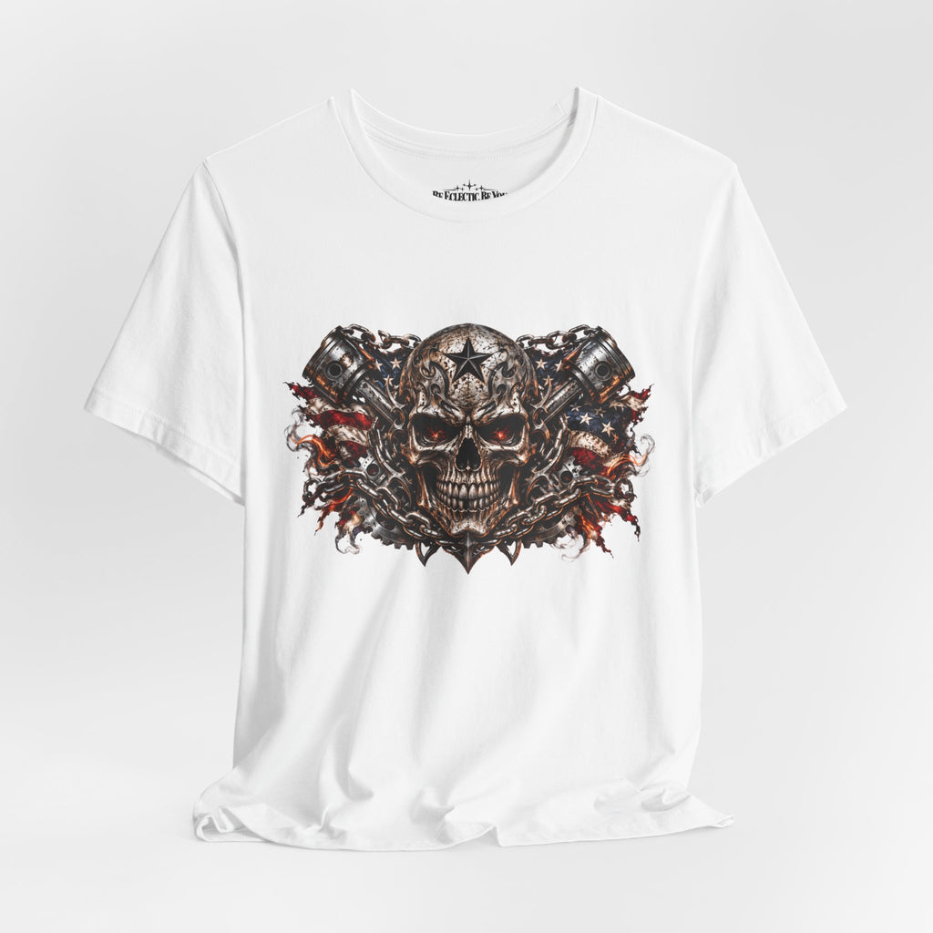 Skull and Chains Gothic Metal T-Shirt