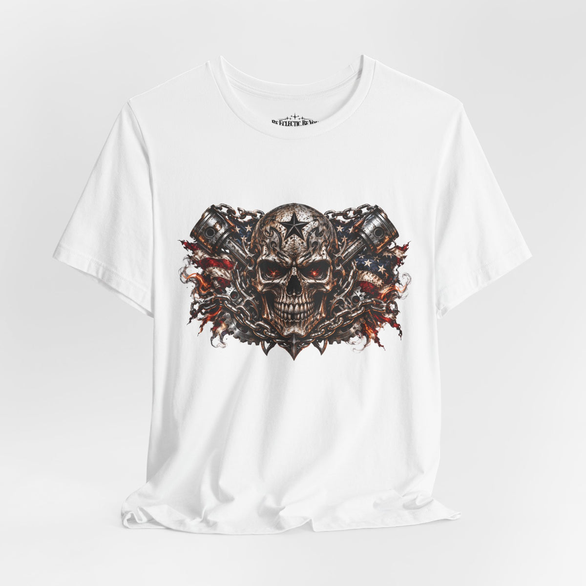 Skull and Chains Gothic Metal T-Shirt