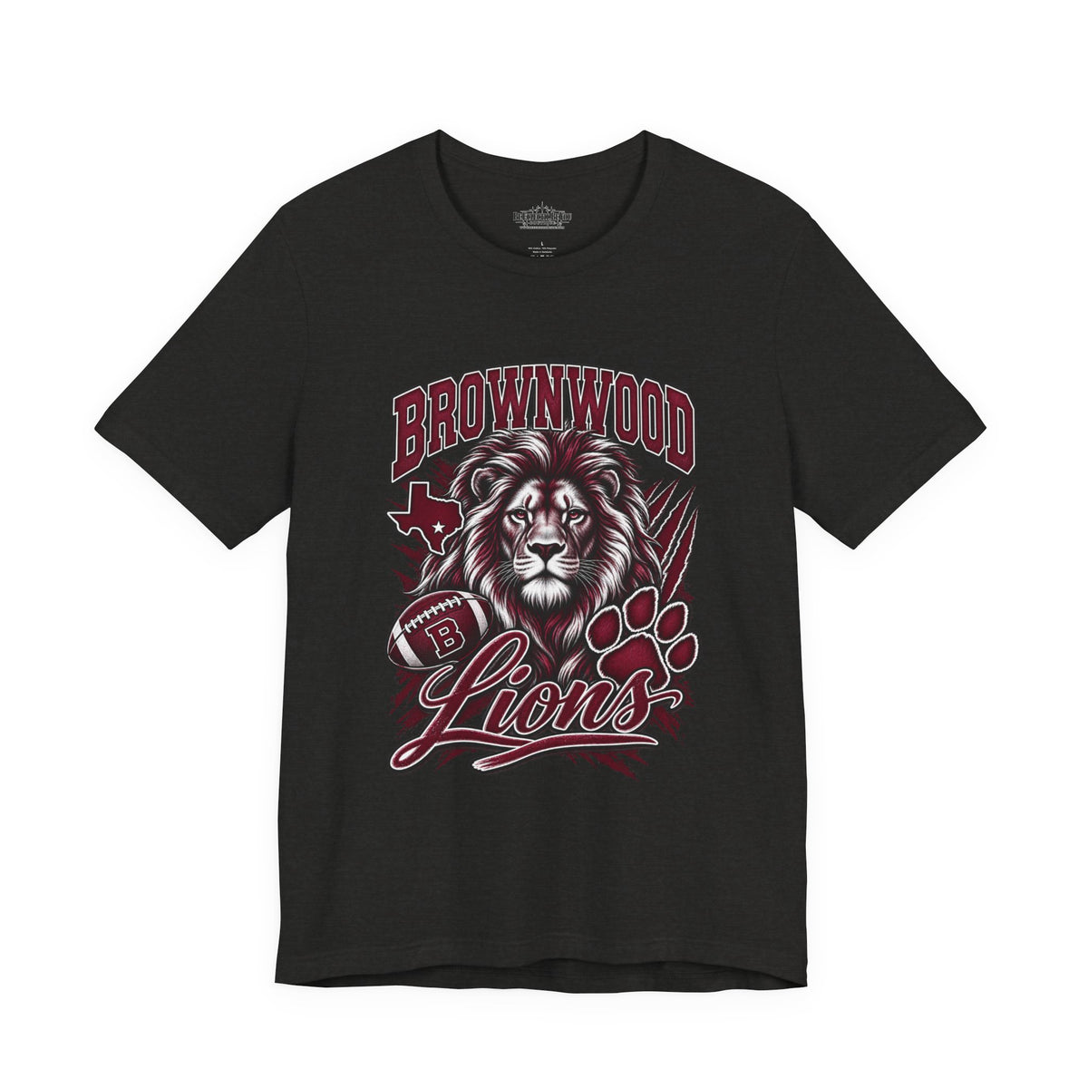 Brownwood Lions Vintage Lion Graphic T-Shirt