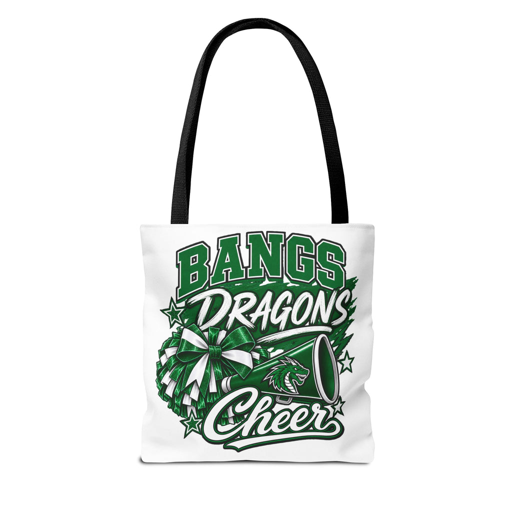 Bangs Dragons Cheer Tote Bag – Pom-Pom & Megaphone School Spirit Tote