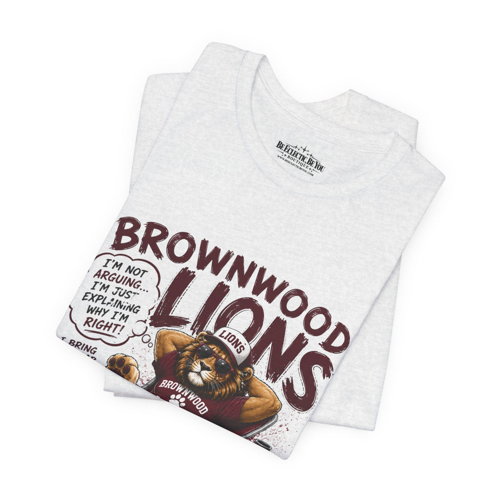Brownwood Lions Can’t Hide Our Pride Graphic T-Shirt