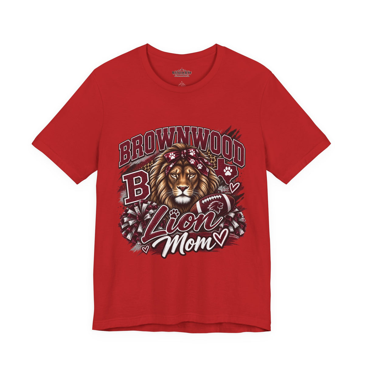 Brownwood B Lion Mom Graphic Tee