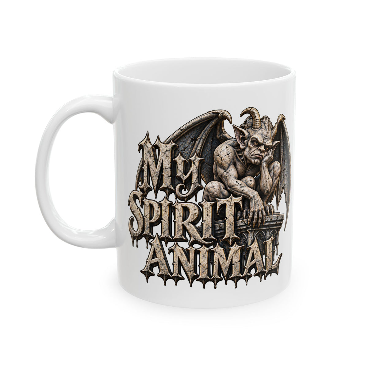 Medieval Fantasy Gargoyle Mug