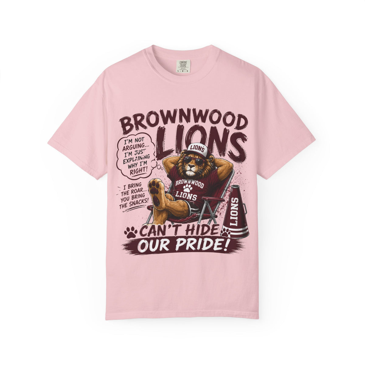 Brownwood Lions "Can't Hide Our Pride" T-Shirt