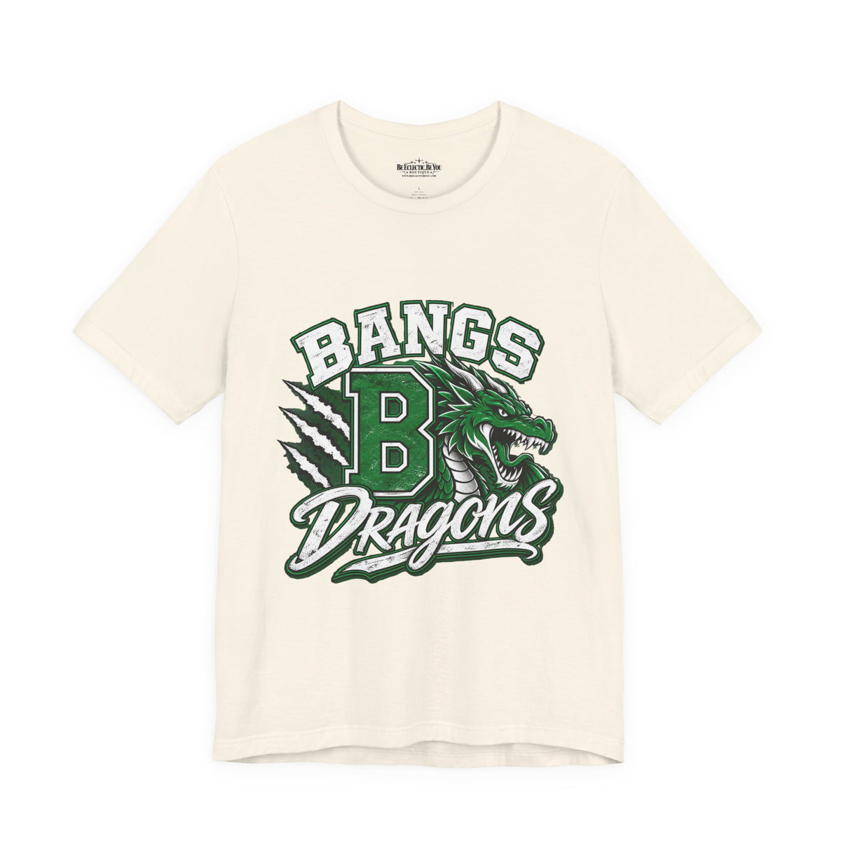 Bangs Dragons Vintage Mascot Graphic T-Shirt