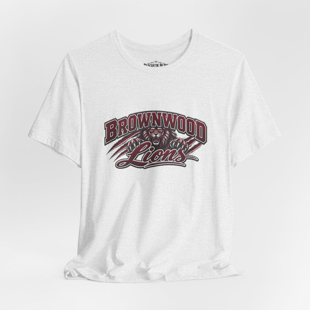 Brownwood Lions Vintage School Graphic T-Shirt