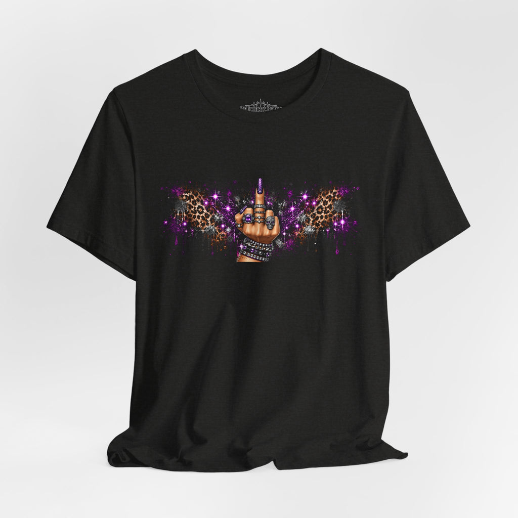 Rude Finger Graphic T-Shirt