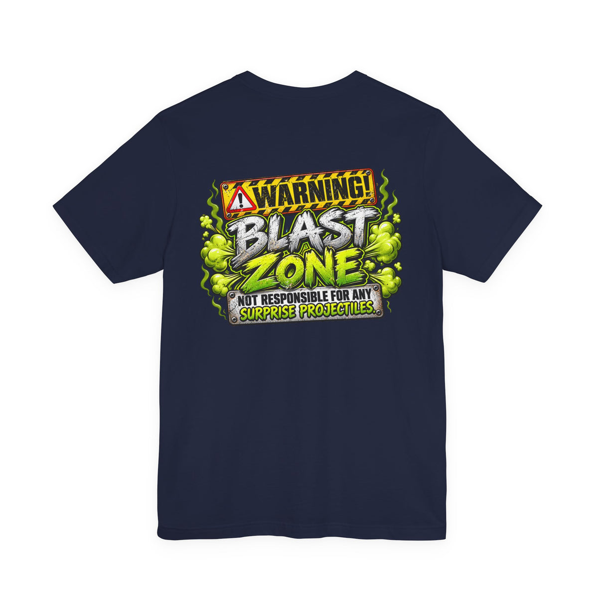 Blast Building Warning Zone Graphic Tee