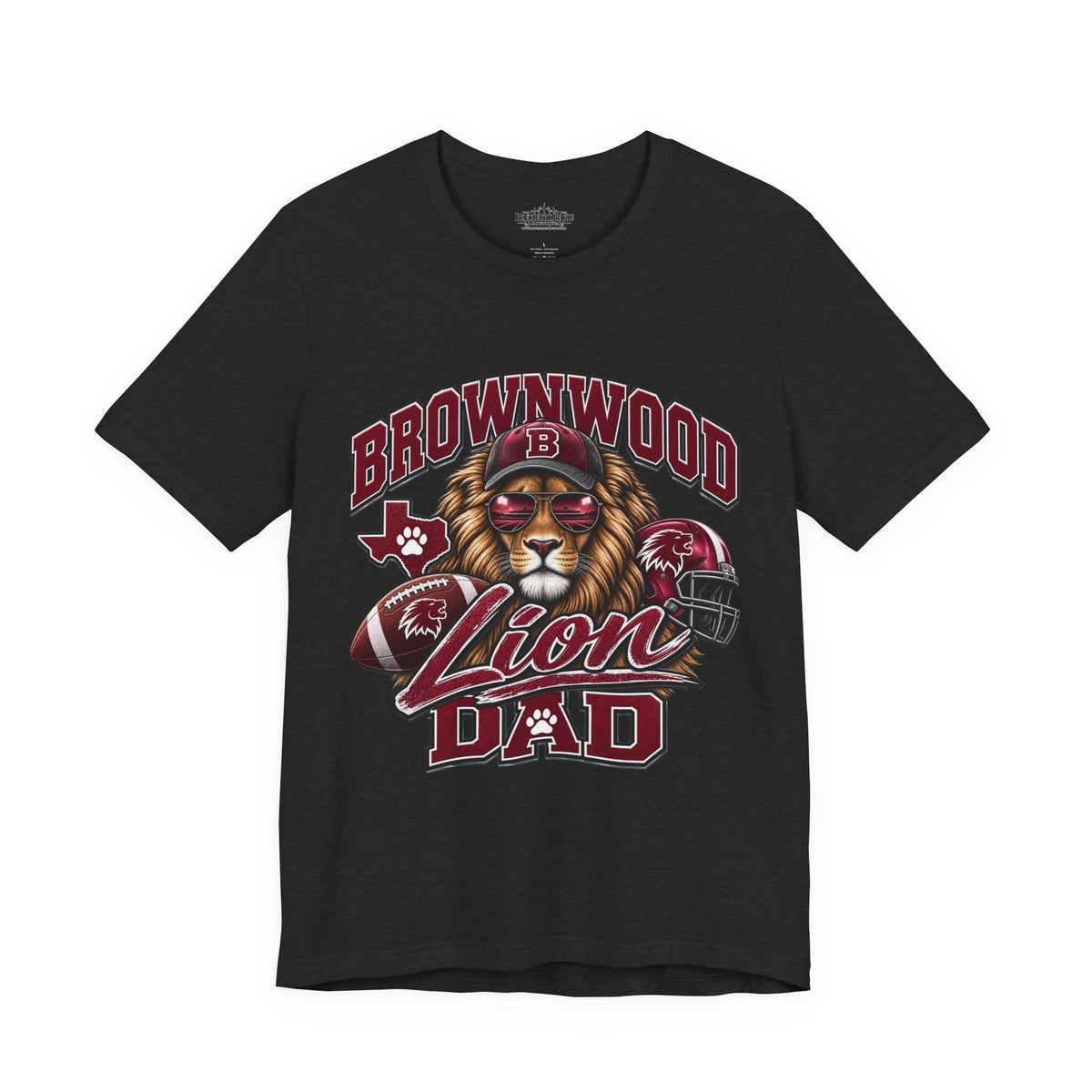 Brownwood Lion Dad Graphic T-Shirt