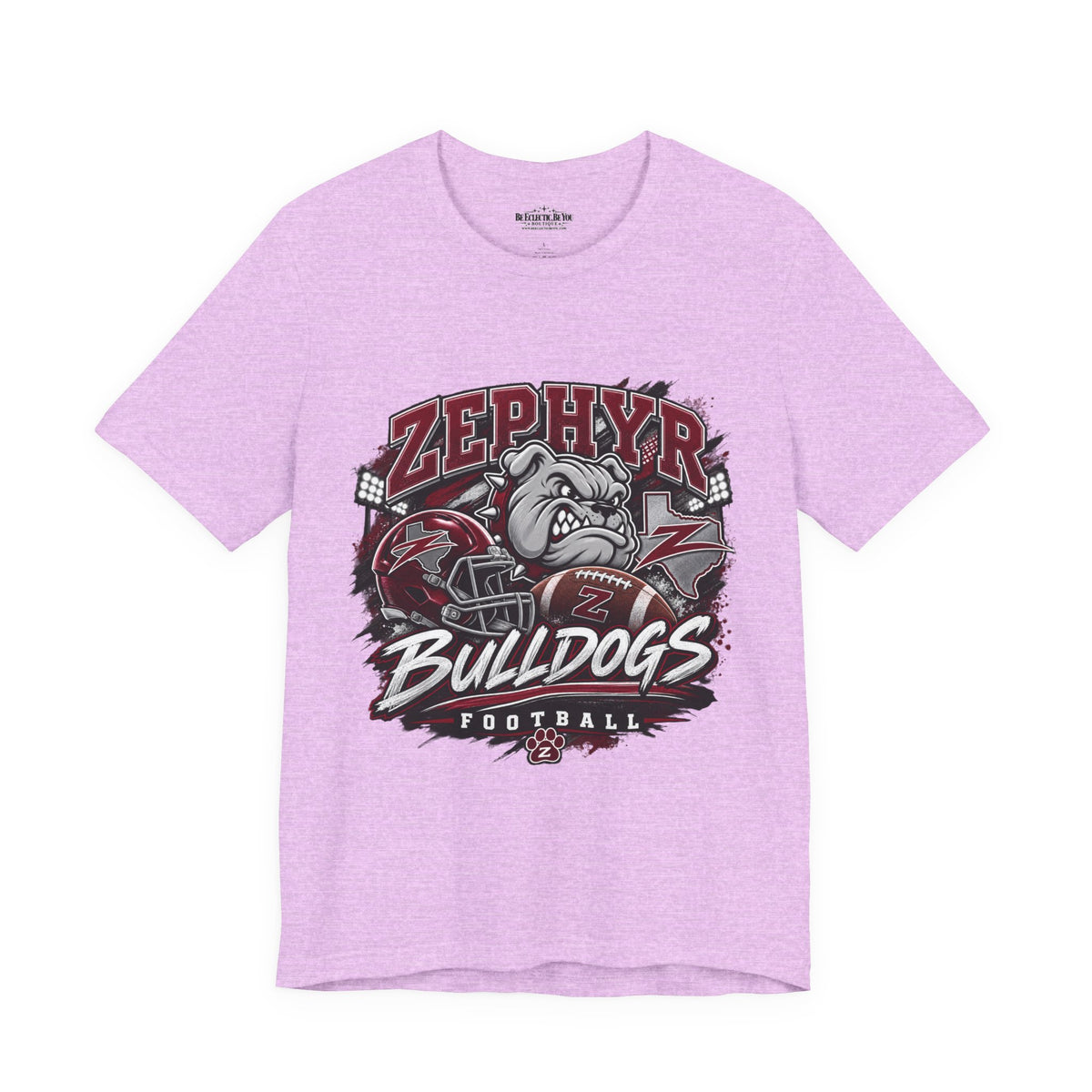Zephyr Bulldogs Football Graphic Tee