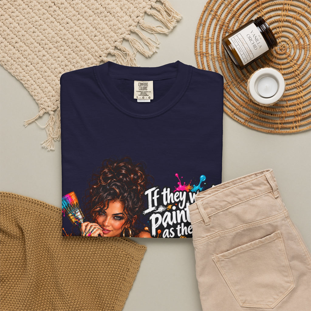 T-Shirt — "If They Want to Paint You as the Villain, Then Pose" Graphic Tee