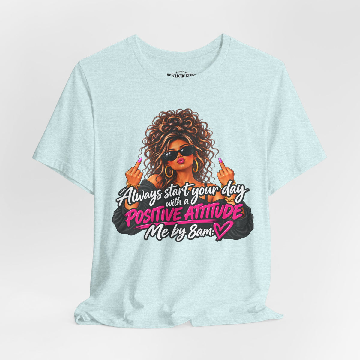 Positive Attitude Inspirational Women’s Graphic Tee