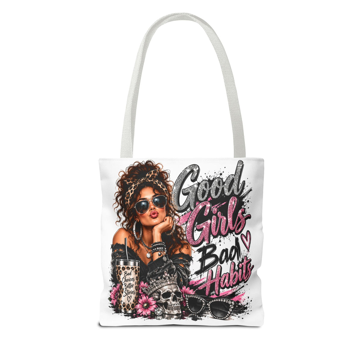 Good Girls Bad Habits Tote Bag — Fashionable Graphic Shopper