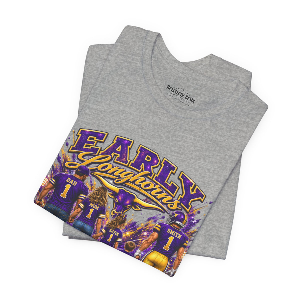 Early Longhorns Family Graphic Tee