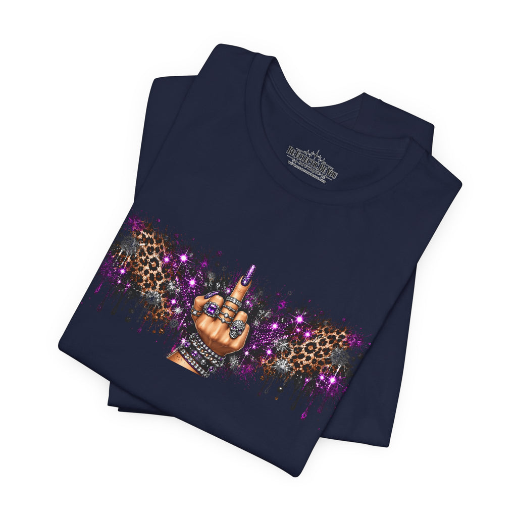 Rude Finger Graphic T-Shirt