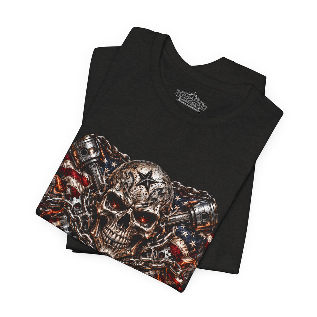 Skull and Chains Gothic Metal T-Shirt