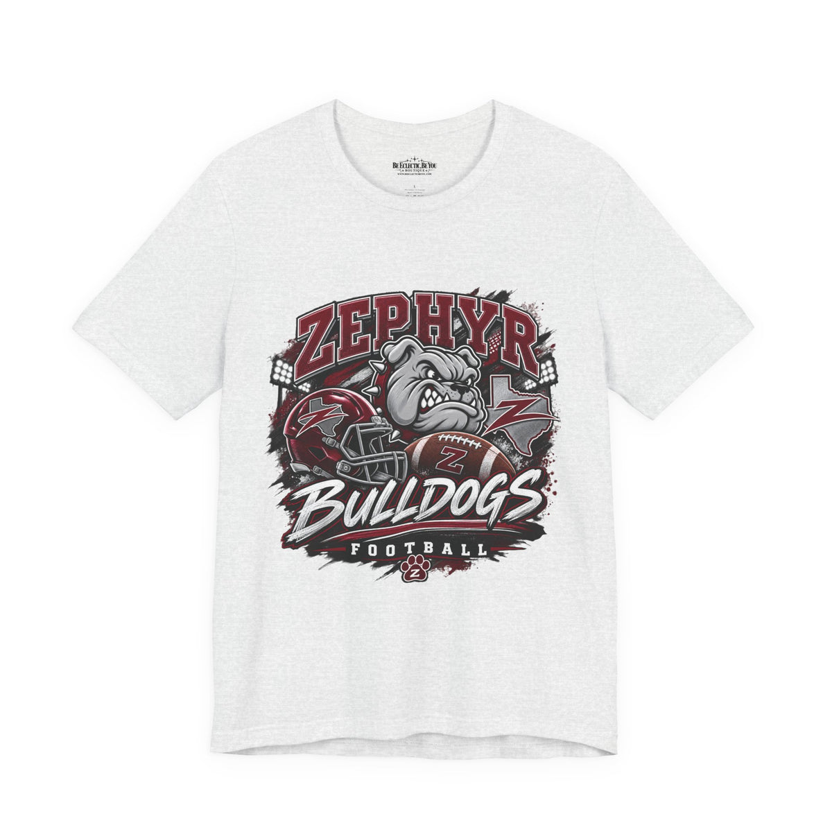 Zephyr Bulldogs Football Graphic Tee