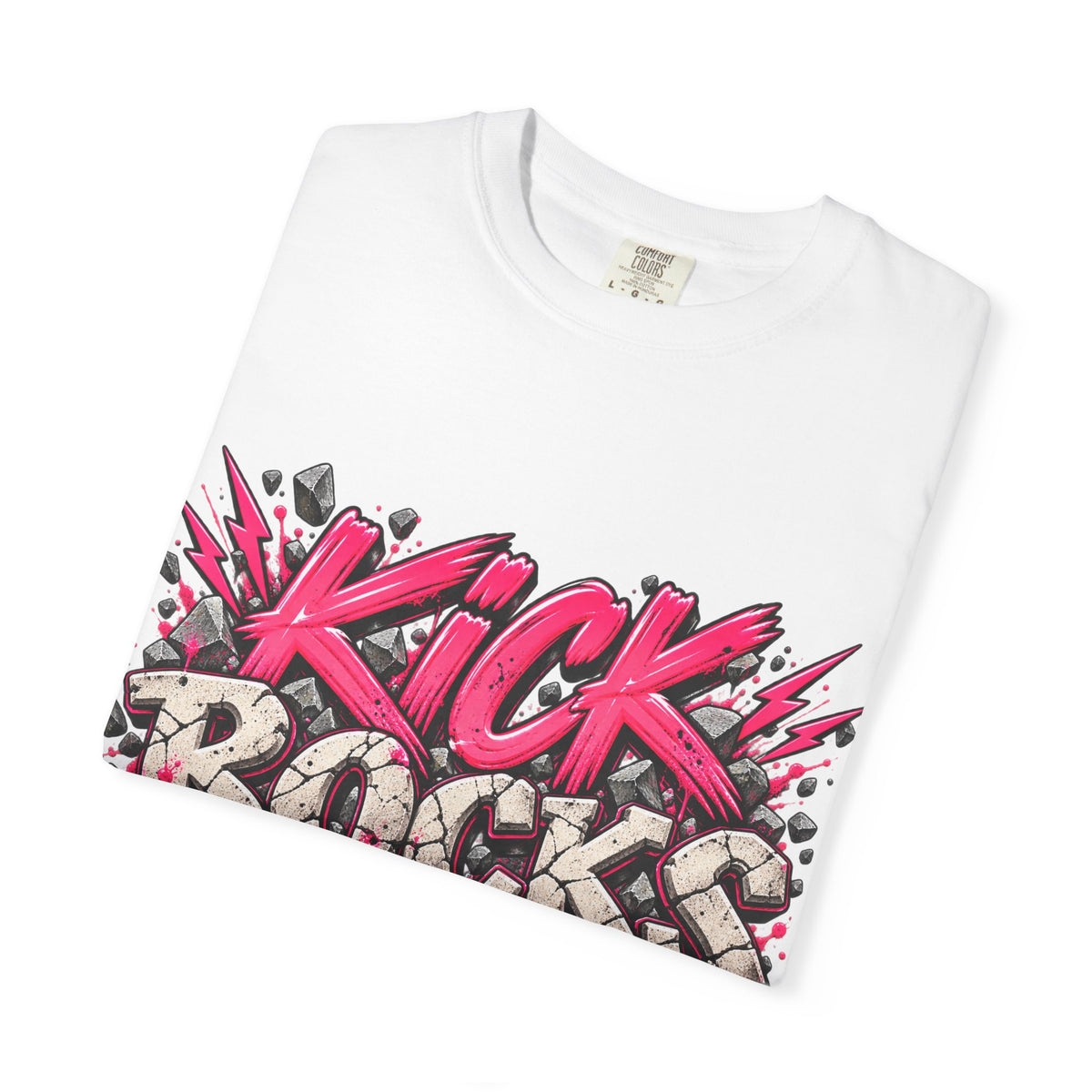Kick Rocks Graphic T-Shirt — Bold Retro Streetwear Tee