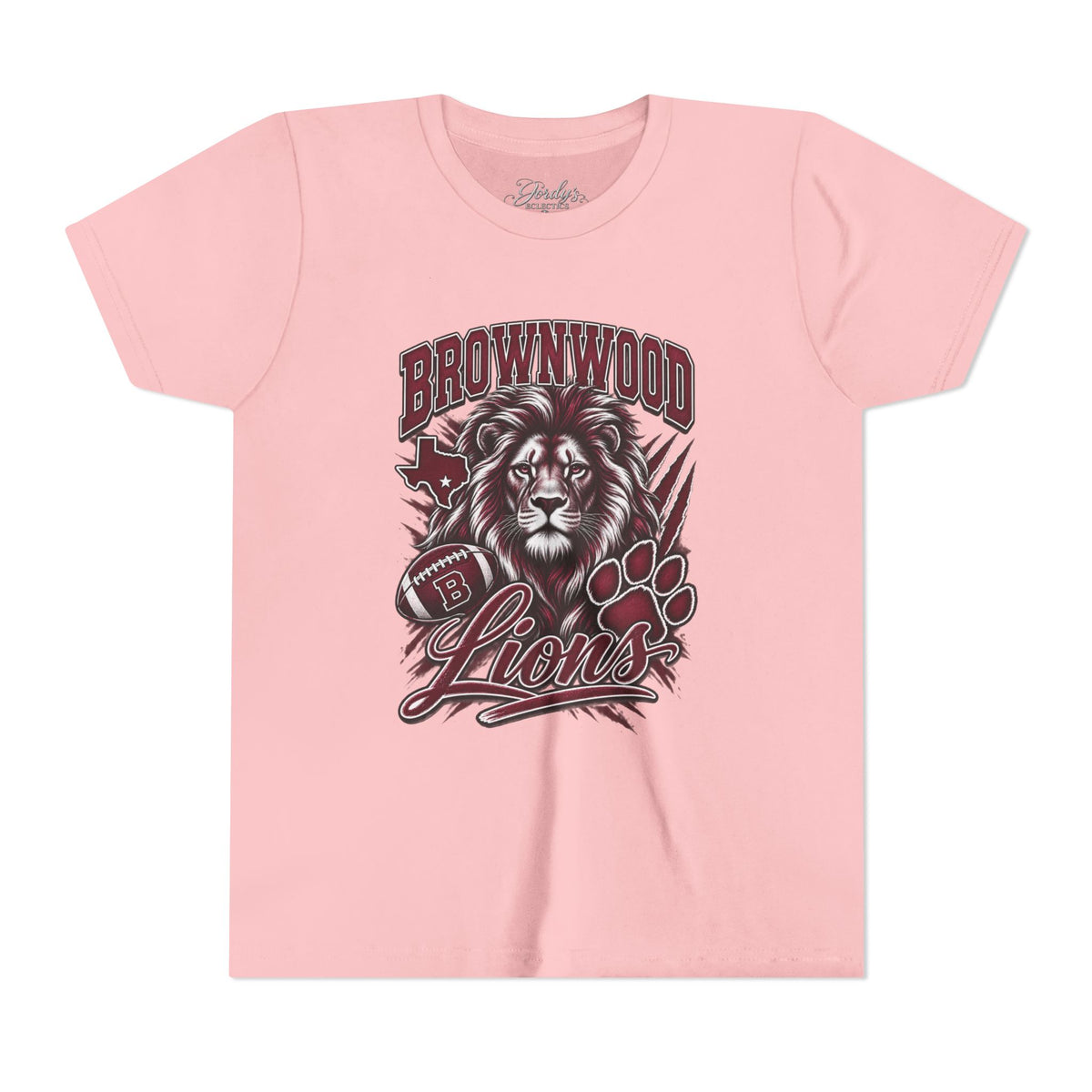 Brownwood Lions Youth Short Sleeve Tee