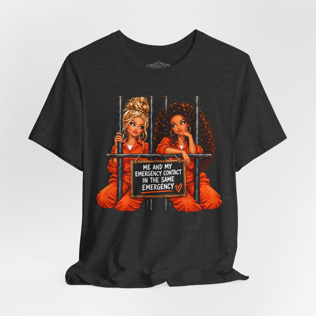 Emergency Contact Friendship Graphic Tee