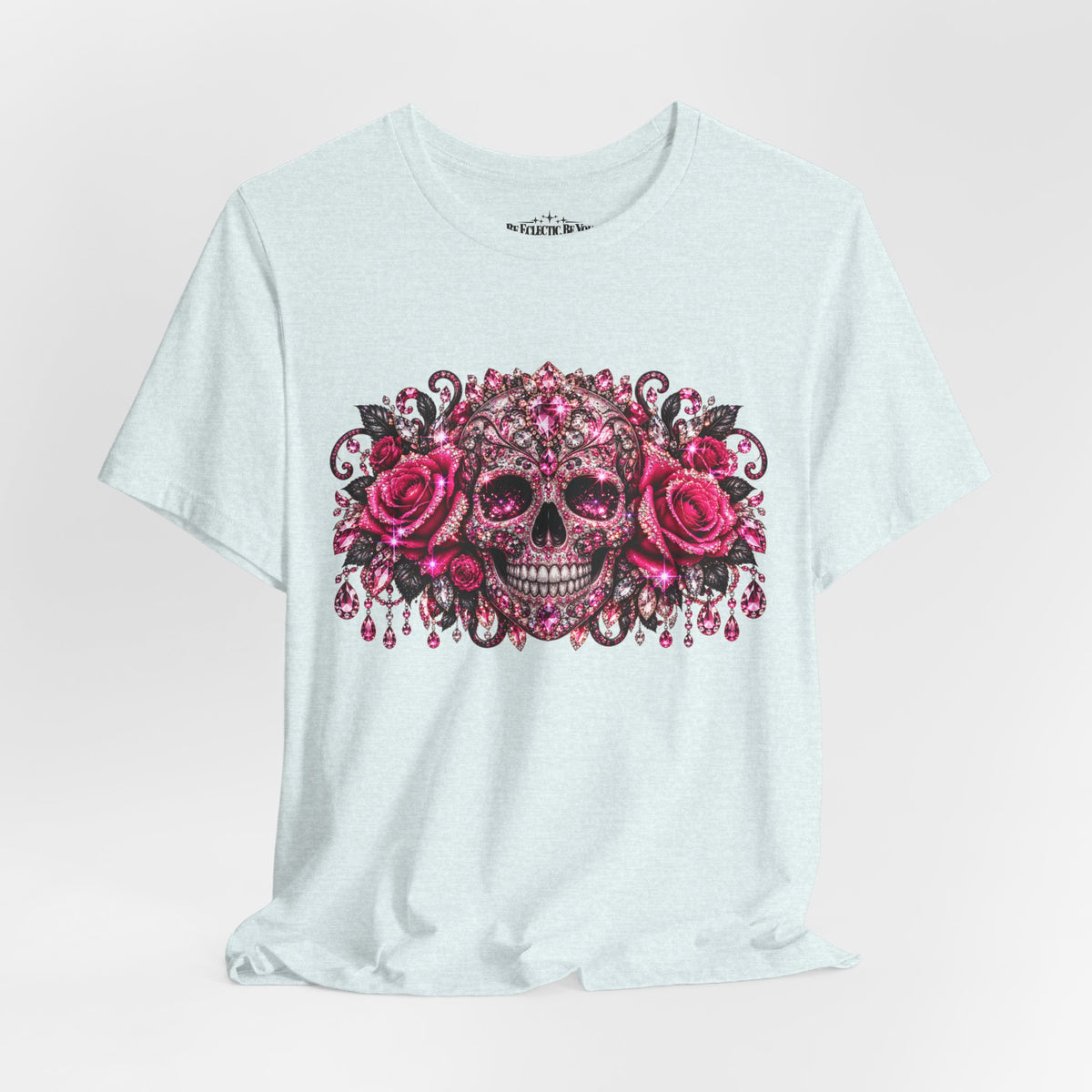 Sugar Skull Roses Gothic T-Shirt