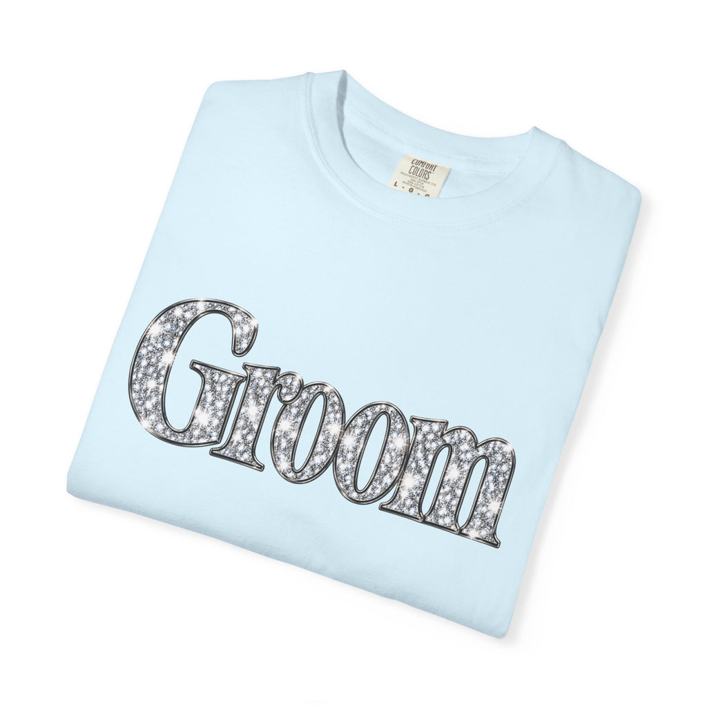 Groom Logo T-Shirt — Wedding Party Tee for Groom and Groomsmen