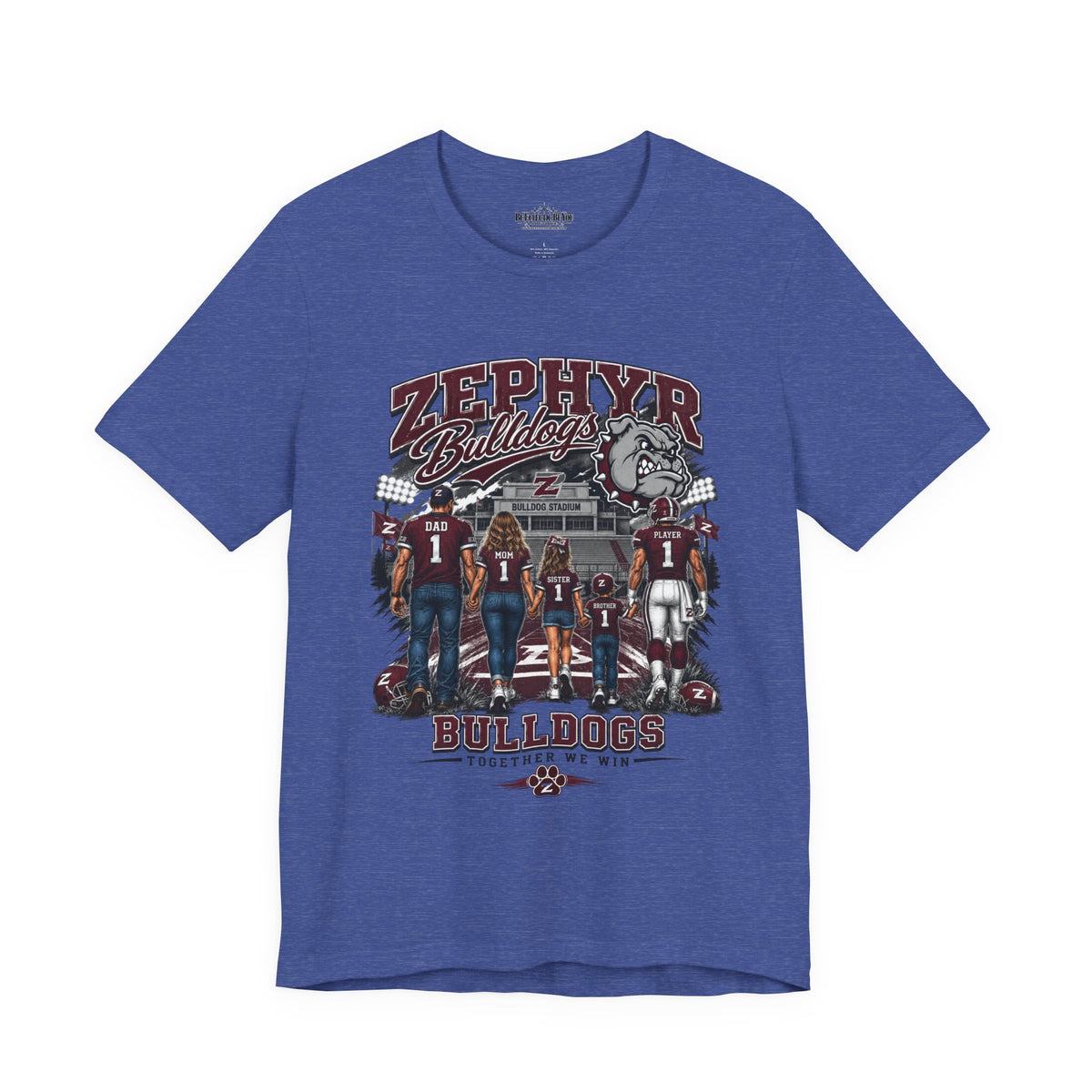 Zephyr Bulldogs Together We Rise Graphic T-Shirt