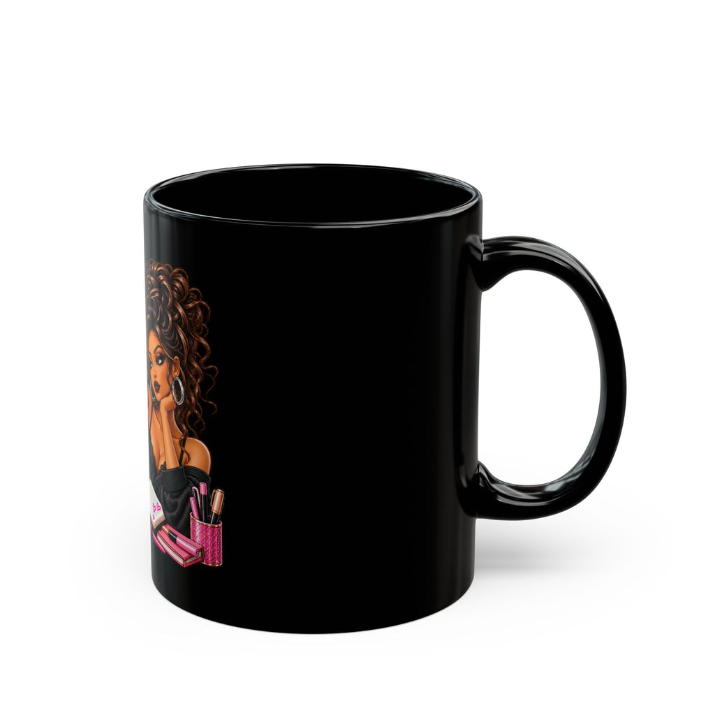 Black Mug — "Dear Diary, What the F*ck" Sassy Girl Coffee Mug (11oz & 15oz)