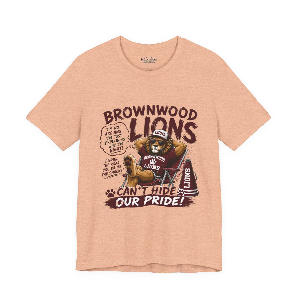 Brownwood Lions Can’t Hide Our Pride Graphic T-Shirt