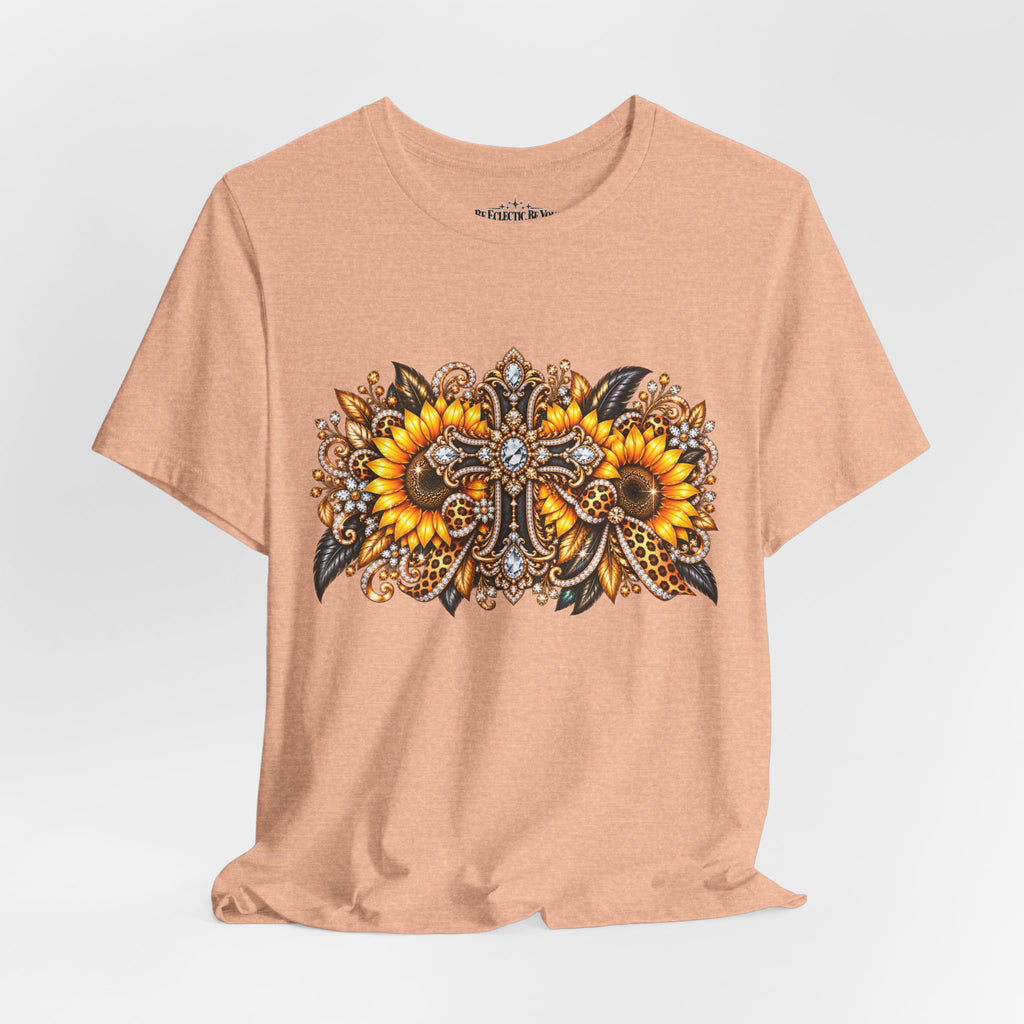 Ornate Sunflower Mandala Tee