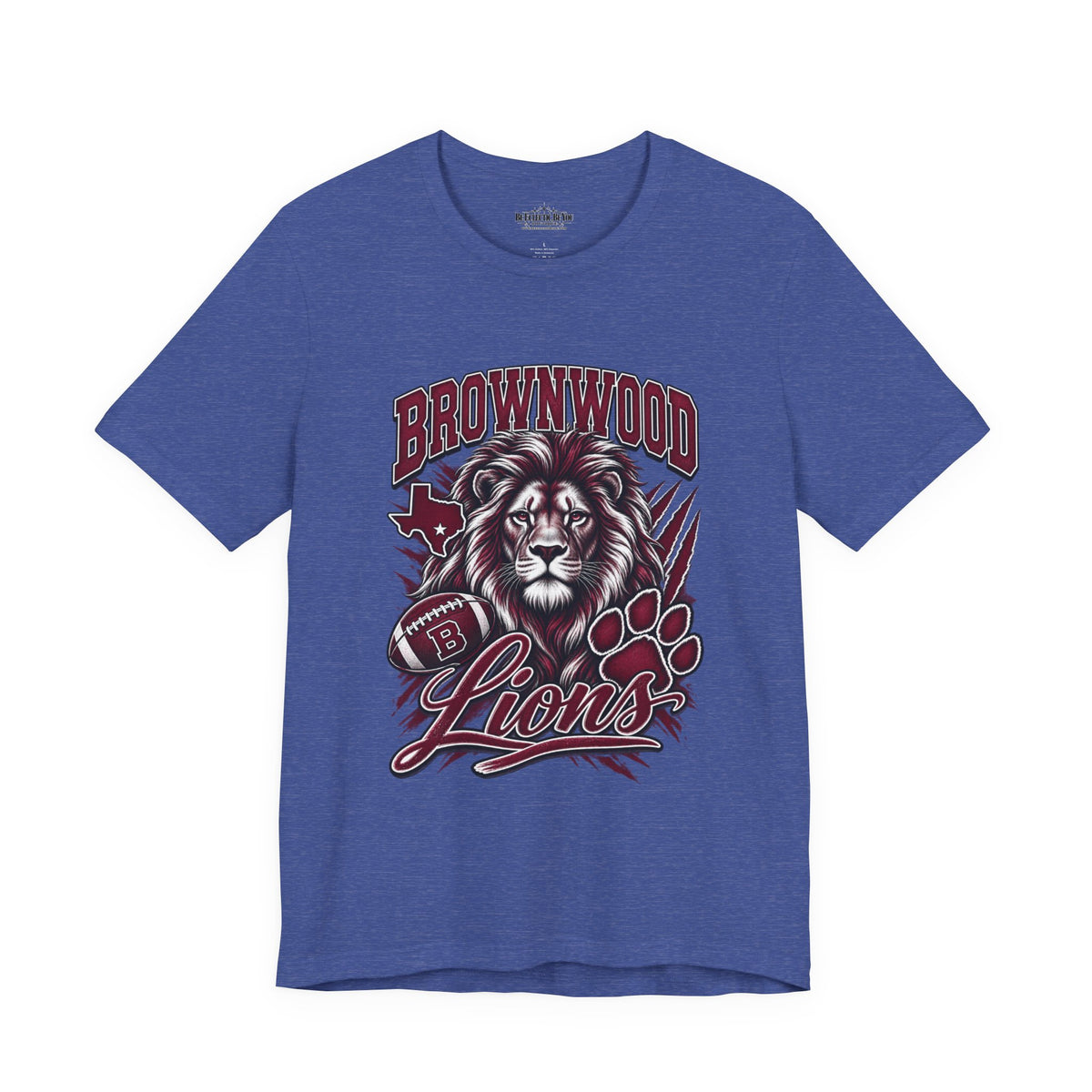 Brownwood Lions Vintage Lion Graphic T-Shirt