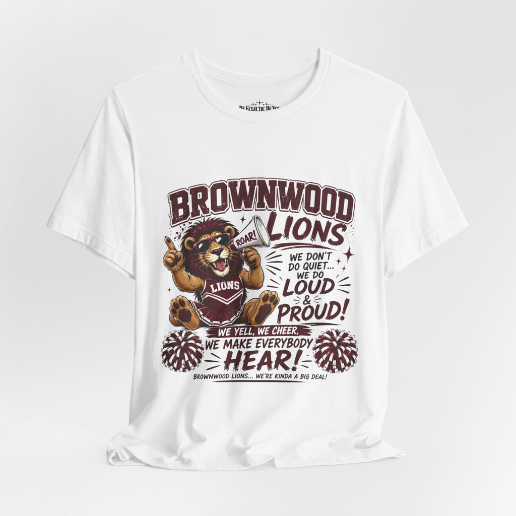 Brownwood Lions Team Spirit Cheer Jersey Tee